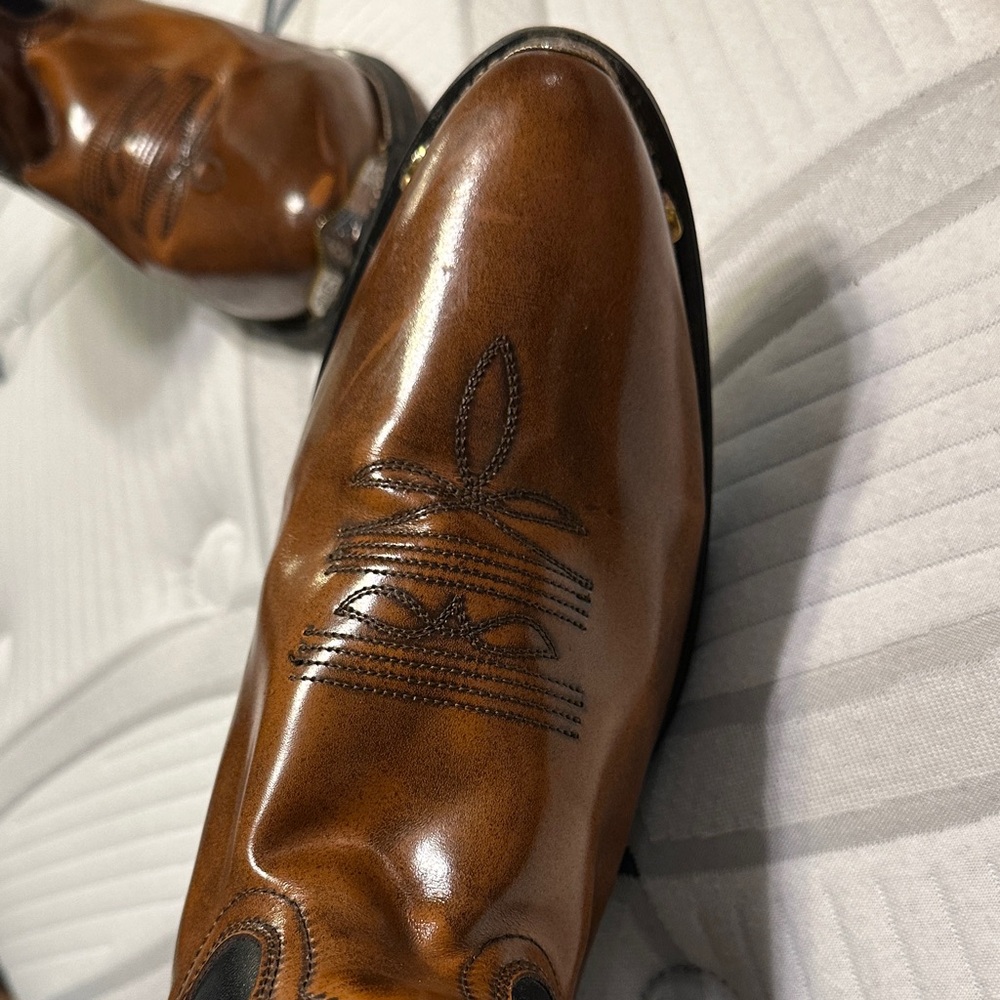 Laredo Men's Nashville Western Brown and Black Boots. Size 13D. - Picture 2 of 11